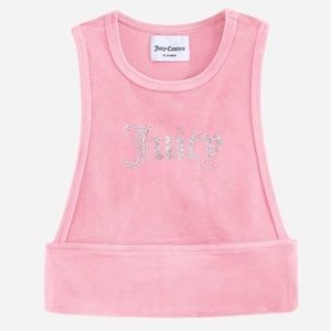 NEW Juicy Couture embellished racer back tank